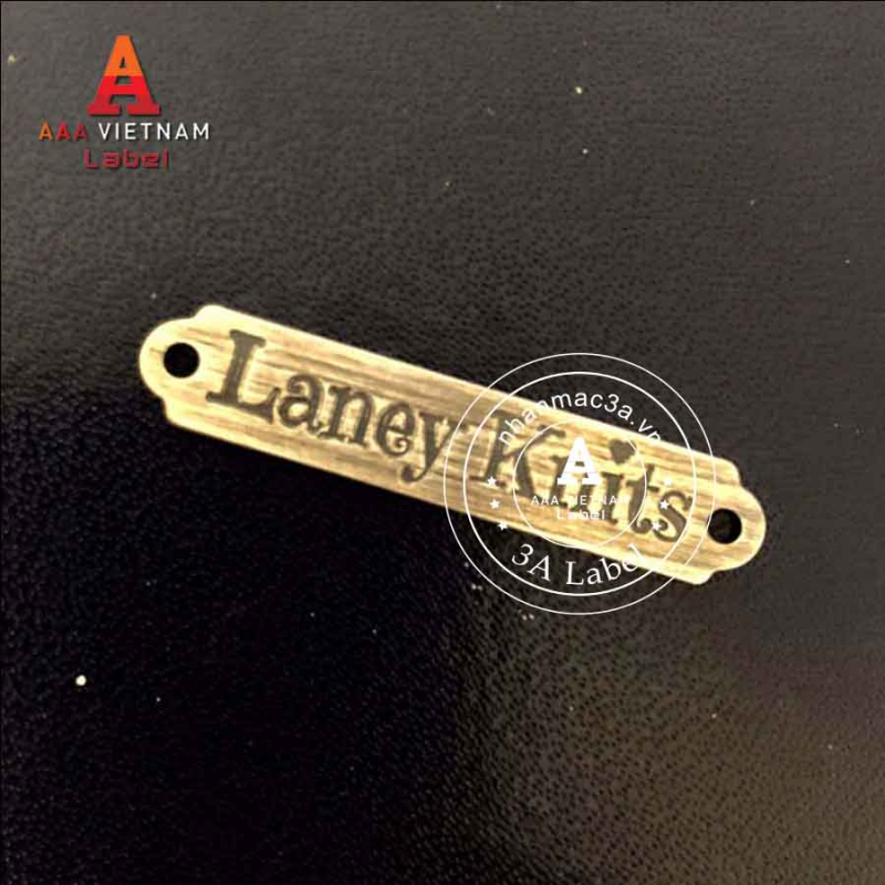 In logo tem kim loại chất liệu hợp kim - Mẫu 03 - Ảnh 5