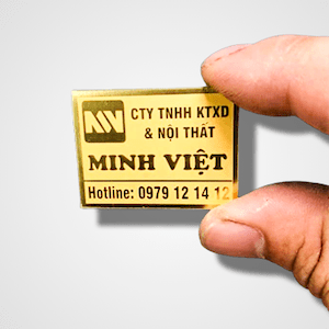 In tem đồng ăn mòn đẹp giá rẻ - Mẫu 11