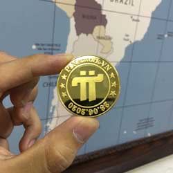 In logo tem kim loại chất liệu hợp kim - Mẫu 14