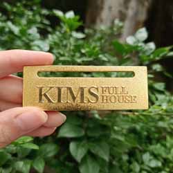 In logo tem kim loại chất liệu hợp kim - Mẫu 05