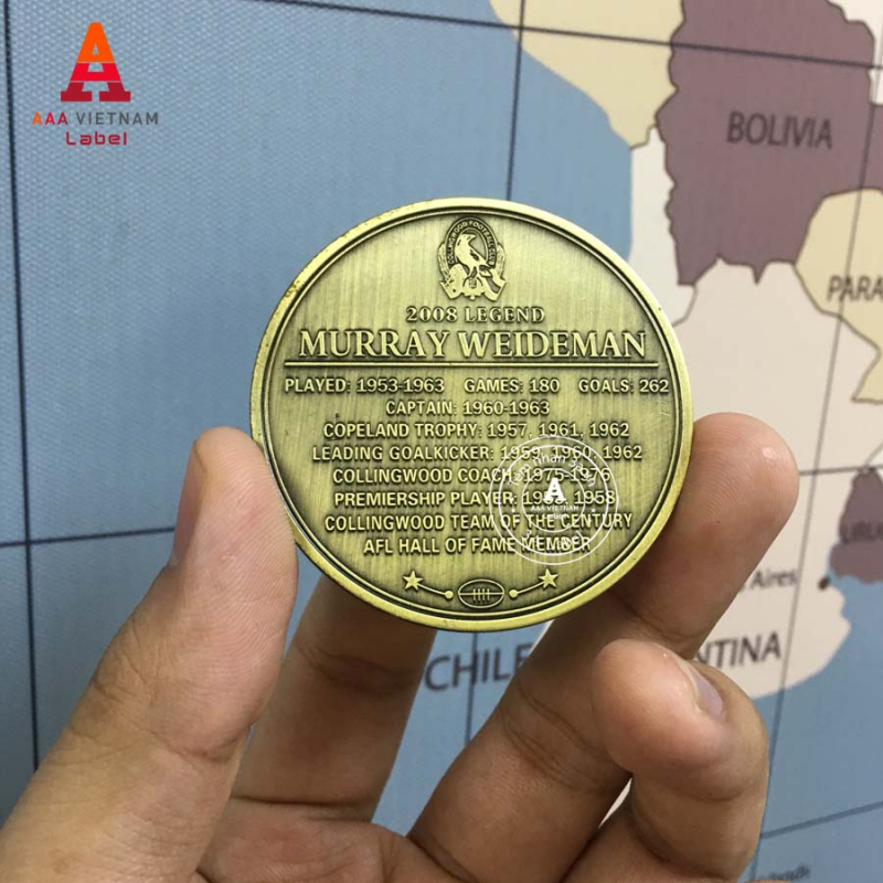 In logo tem kim loại chất liệu hợp kim - Mẫu 13 - Ảnh 3