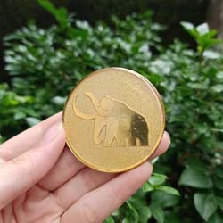In logo tem kim loại chất liệu hợp kim - Mẫu 04