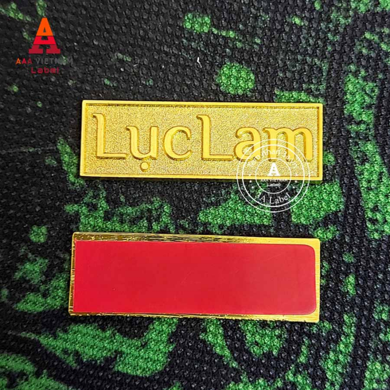 In logo tem kim loại chất liệu hợp kim - Mẫu 05 - Ảnh 4