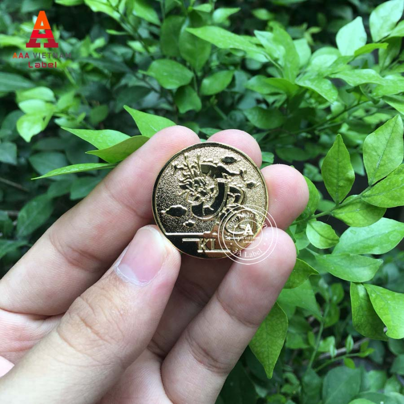 In logo tem kim loại chất liệu hợp kim - Mẫu 12 - Ảnh 4