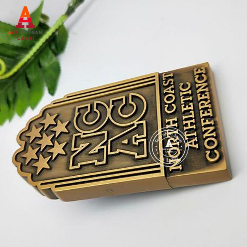 In logo tem kim loại chất liệu hợp kim - Mẫu 09 - Ảnh 4