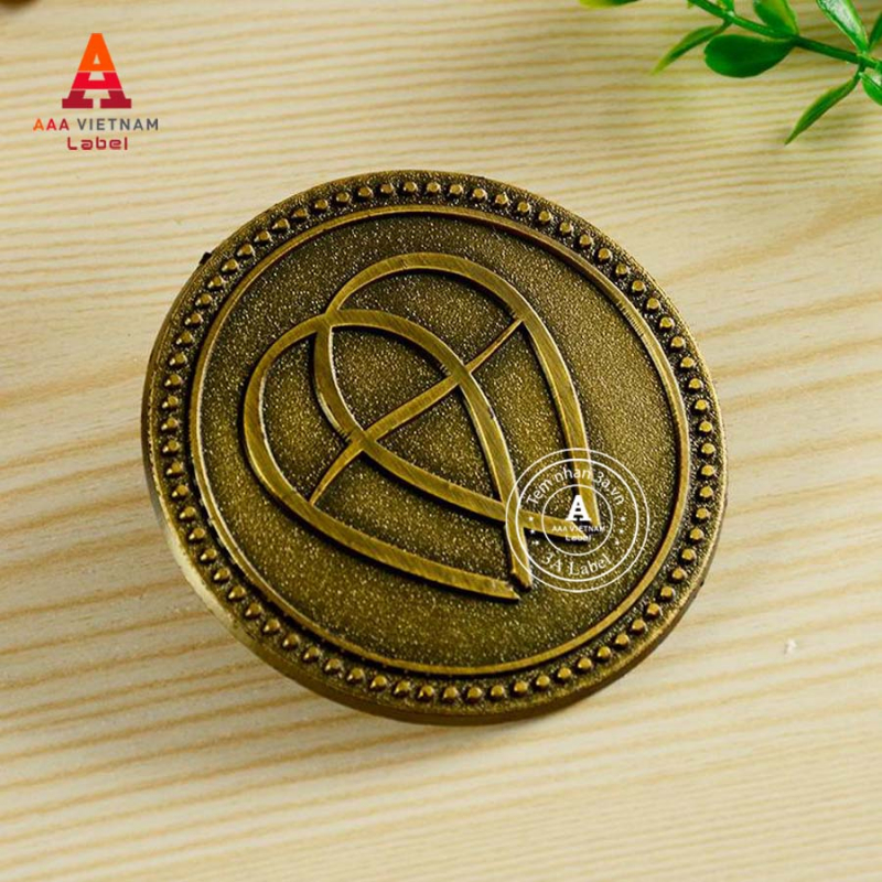 In logo tem kim loại chất liệu hợp kim - Mẫu 09 - Ảnh 5