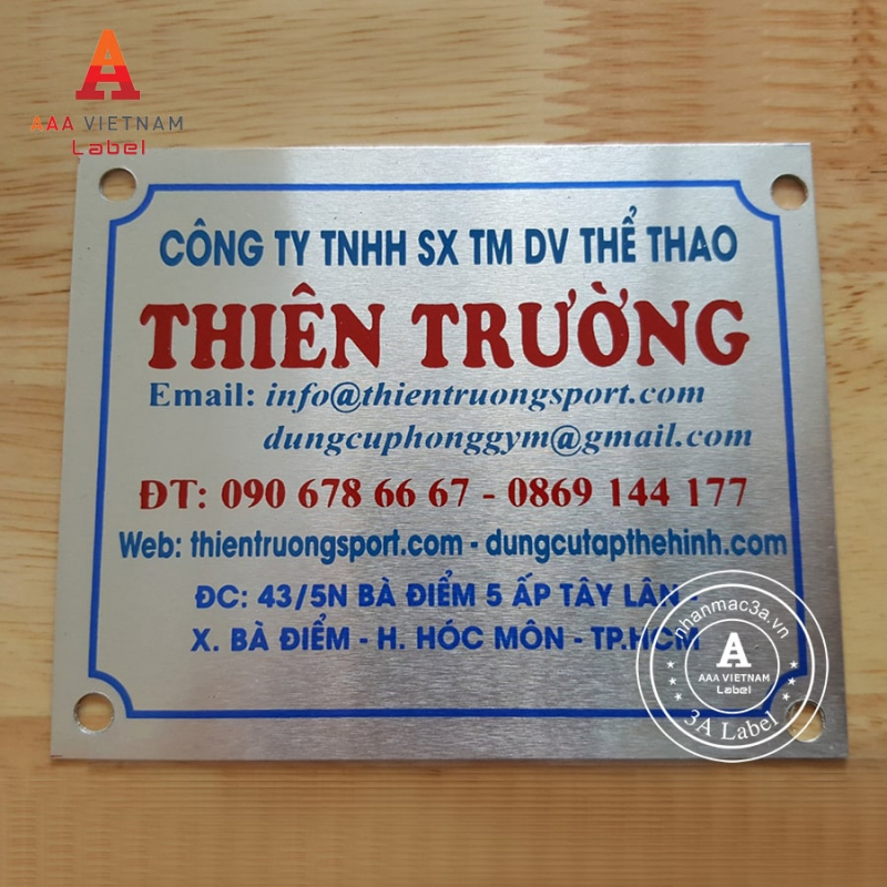 In tem inox ăn mòn đẹp giá rẻ - Mẫu 33 - Ảnh 4