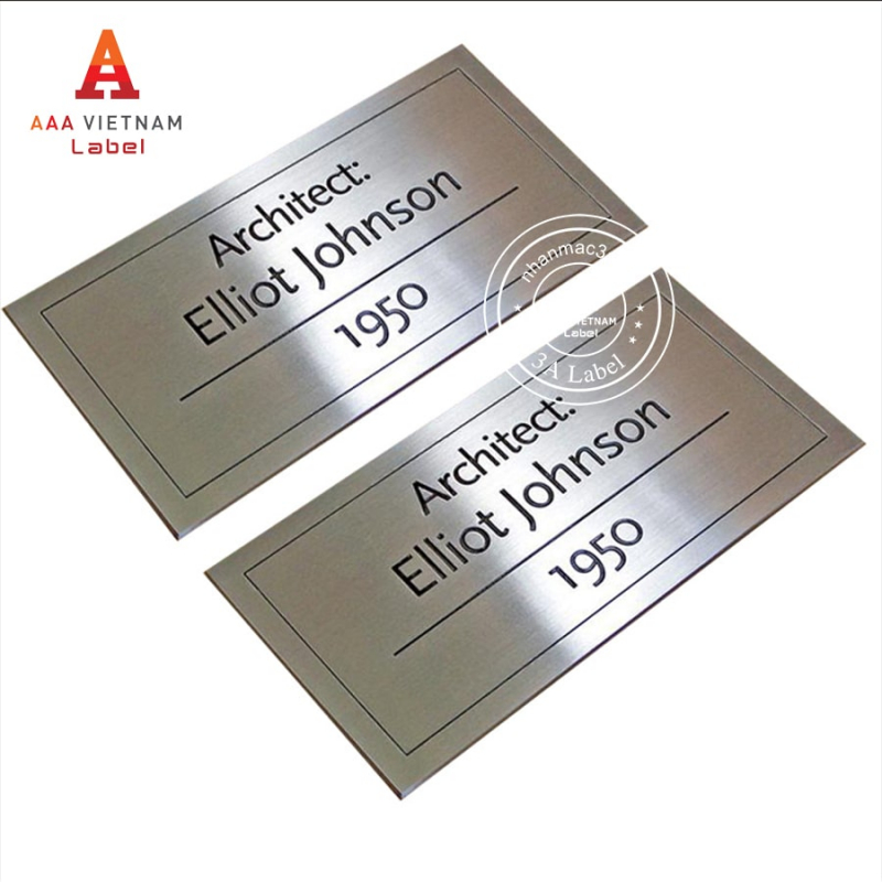 In tem inox ăn mòn đẹp giá rẻ - Mẫu 22 - Ảnh 4