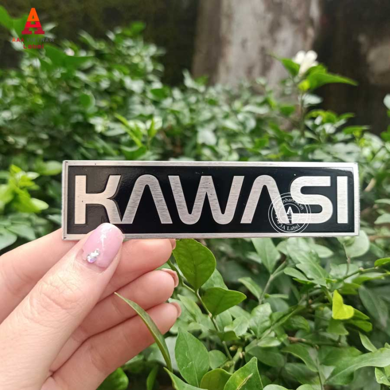 In tem inox ăn mòn đẹp giá rẻ - Mẫu 42 - Ảnh 2