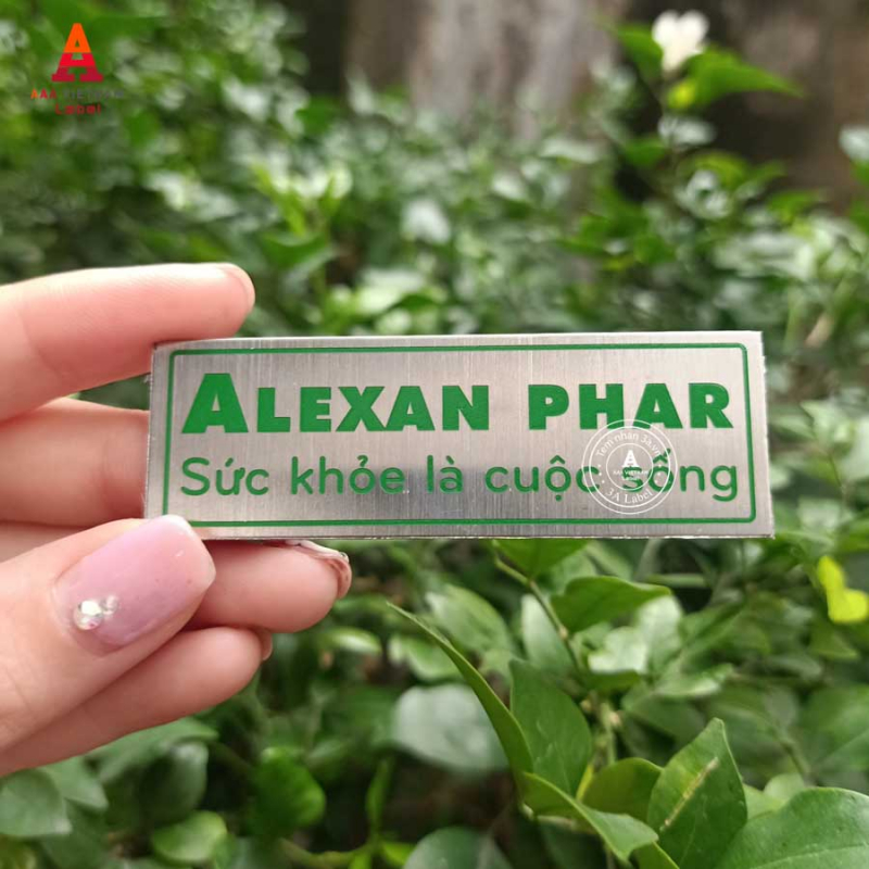 In tem inox ăn mòn đẹp giá rẻ - Mẫu 39 - Ảnh 4