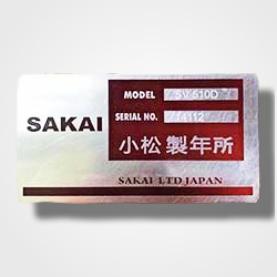 In tem mác máy động cơ bền đẹp
