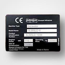 In tem mác máy động cơ bền đẹp
