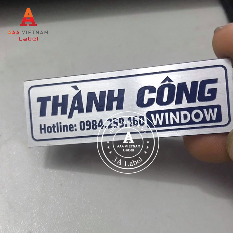 In tem nhôm ăn mòn đẹp giá rẻ - Mẫu 21 - Ảnh 3