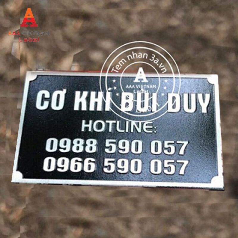In tem nhôm ăn mòn đẹp giá rẻ - Mẫu 29 - Ảnh 3