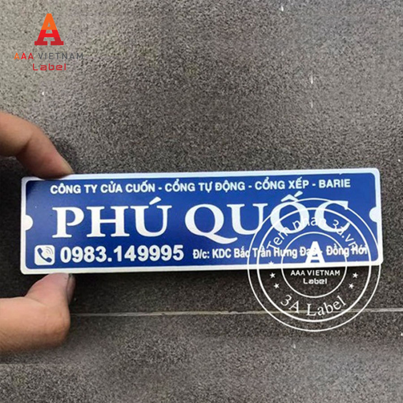 In tem nhôm ăn mòn đẹp giá rẻ - Mẫu 36 - Ảnh 5