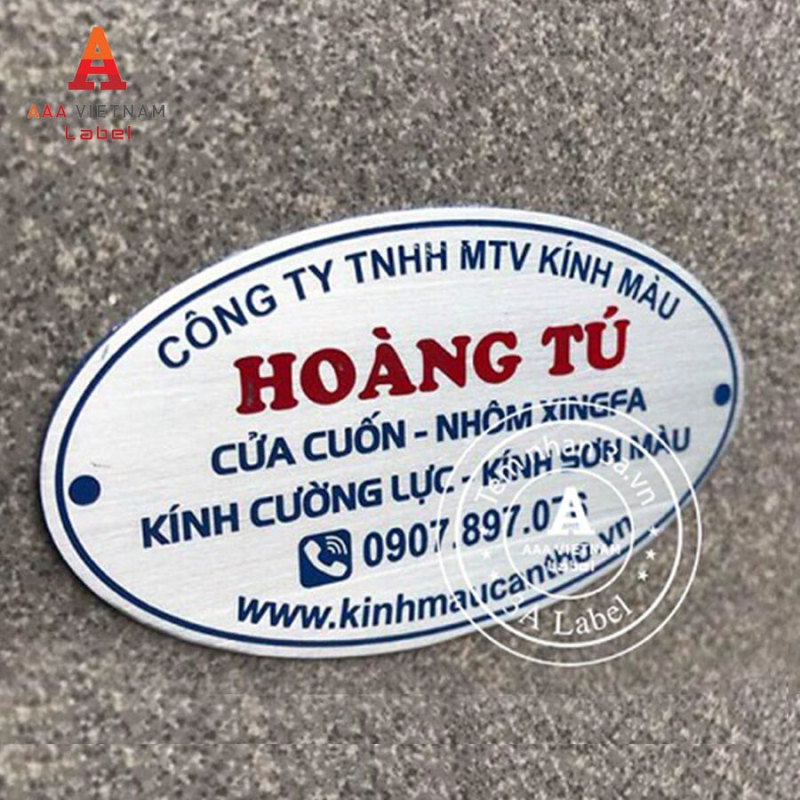 In tem nhôm ăn mòn đẹp giá rẻ - Mẫu 40 - Ảnh 3