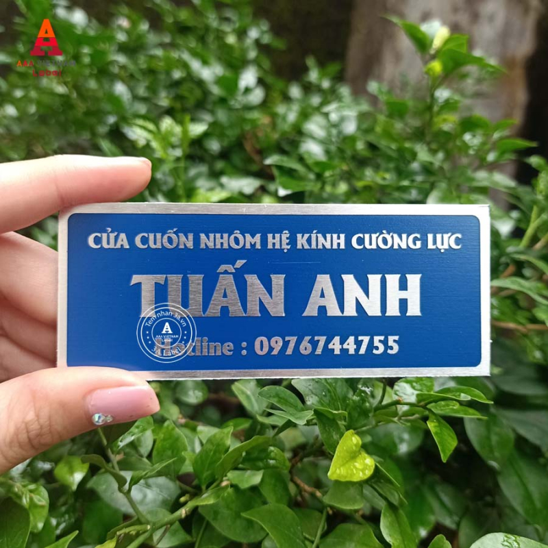In tem nhôm ăn mòn đẹp giá rẻ - Mẫu 36 - Ảnh 2