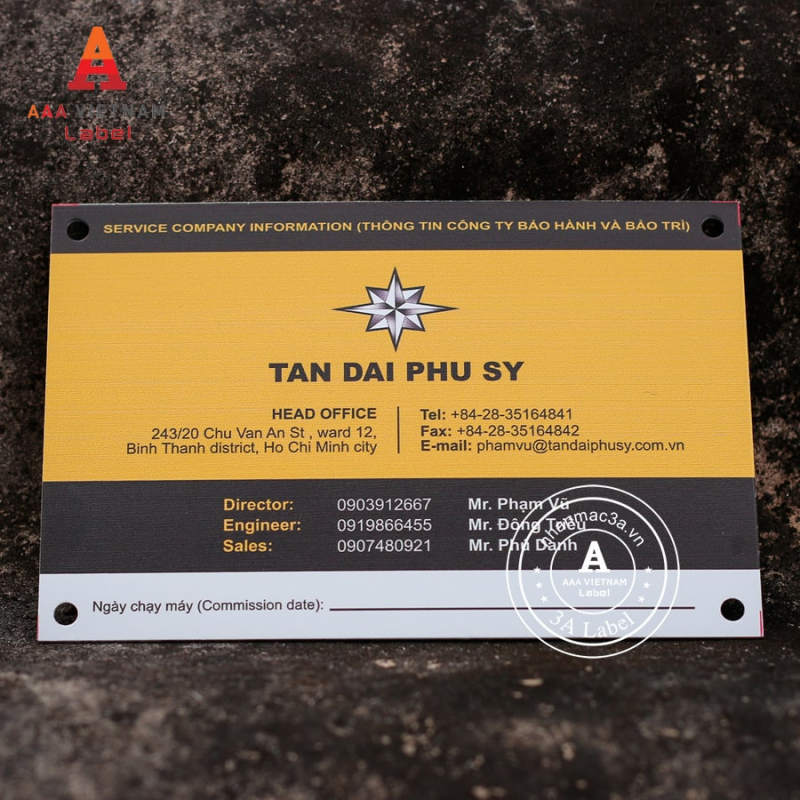 Tem nhôm in đẹp giá rẻ - Mẫu 26 - Ảnh 3