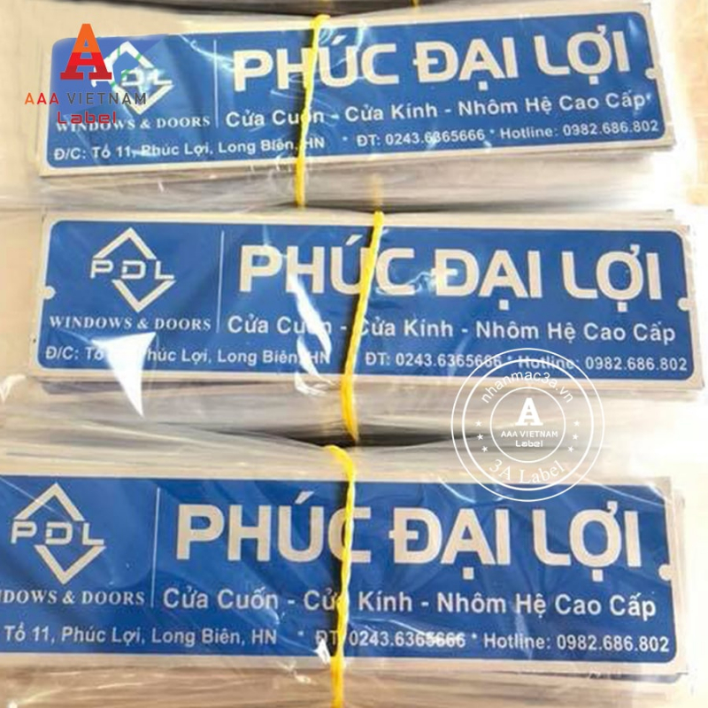 Tem nhôm in đẹp giá rẻ - Mẫu 26 - Ảnh 5