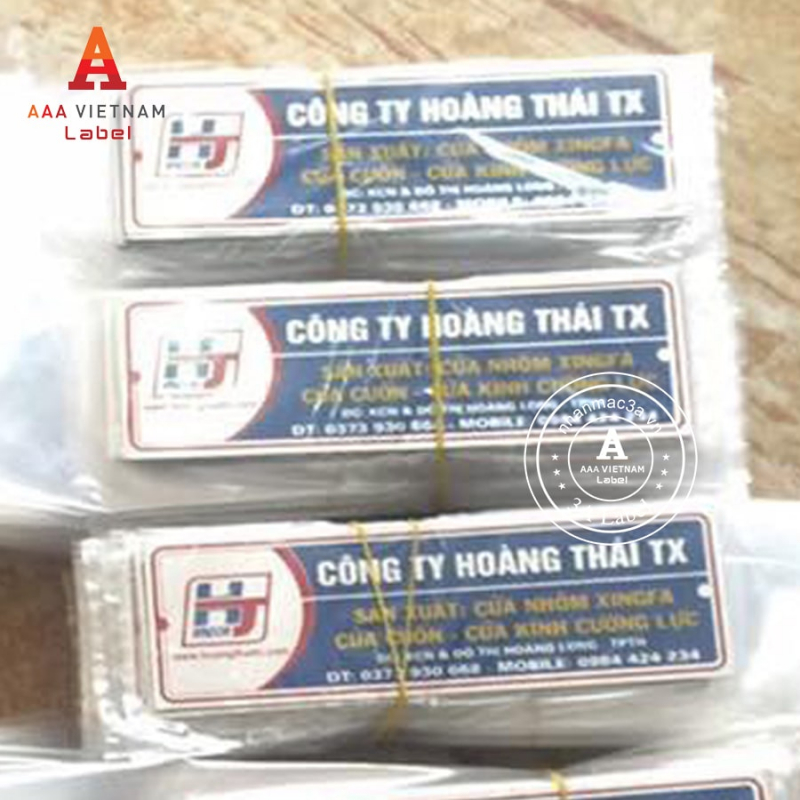 Tem nhôm in đẹp giá rẻ - Mẫu 27 - Ảnh 5
