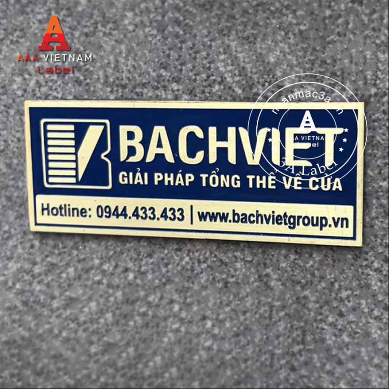 In tem đồng ăn mòn đẹp giá rẻ - Mẫu 06 - Ảnh 2