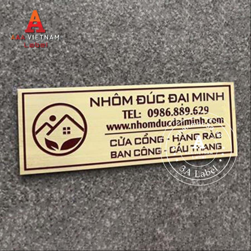 In tem đồng ăn mòn đẹp giá rẻ - Mẫu 09 - Ảnh 2