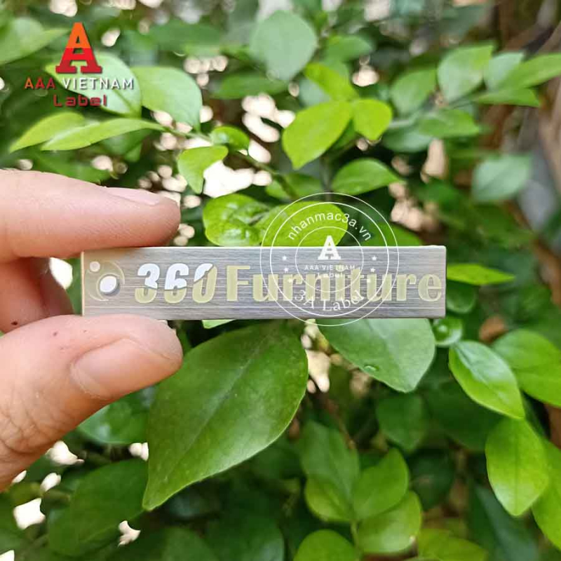 In tem inox ăn mòn đẹp giá rẻ - Mẫu 31 - Ảnh 2