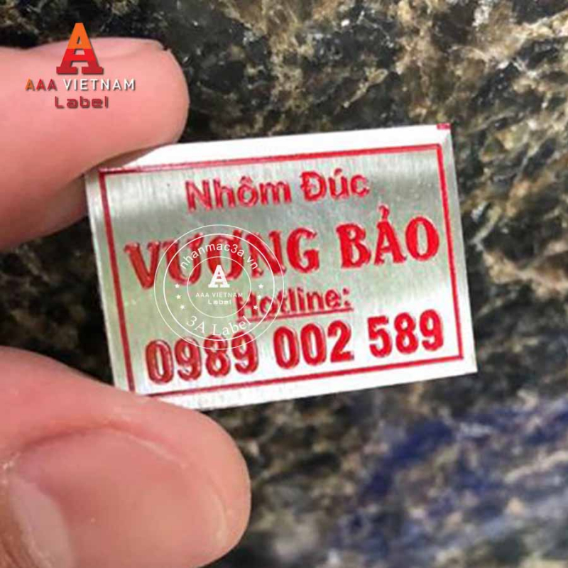 In tem nhôm ăn mòn đẹp giá rẻ - Mẫu 40 - Ảnh 5