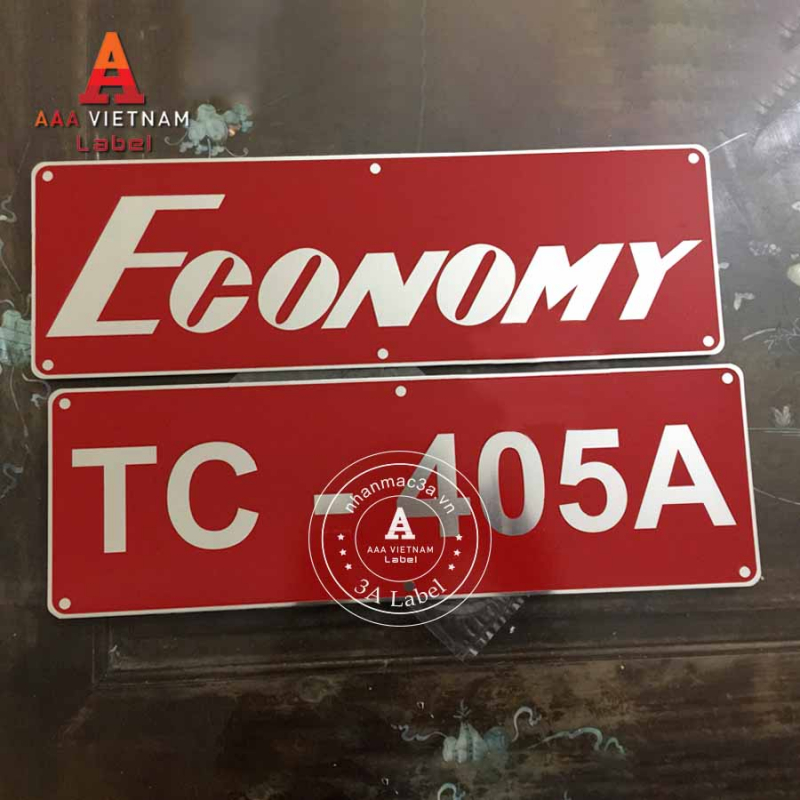 In tem nhôm ăn mòn đẹp giá rẻ - Mẫu 38 - Ảnh 2