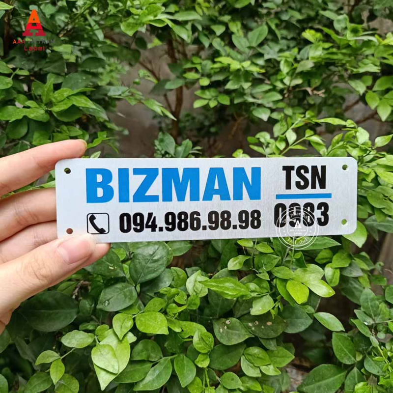 In tem nhôm ăn mòn đẹp giá rẻ - Mẫu 39 - Ảnh 3