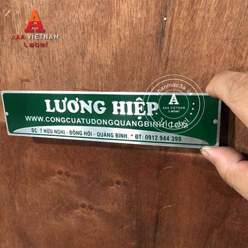 Tem nhôm in đẹp giá rẻ - Mẫu 34 - Ảnh 2