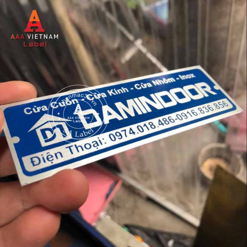 Tem nhôm in đẹp giá rẻ - Mẫu 25 - Ảnh 2