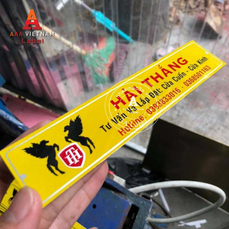 Tem nhôm in đẹp giá rẻ - Mẫu 26 - Ảnh 2