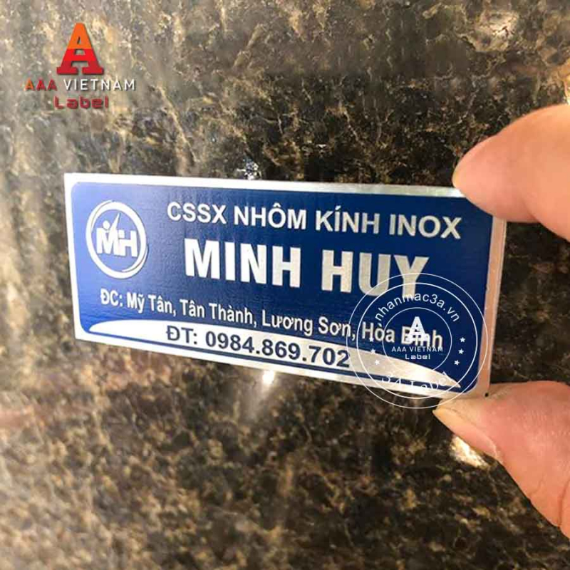 Tem nhôm in đẹp giá rẻ - Mẫu 29 - Ảnh 2