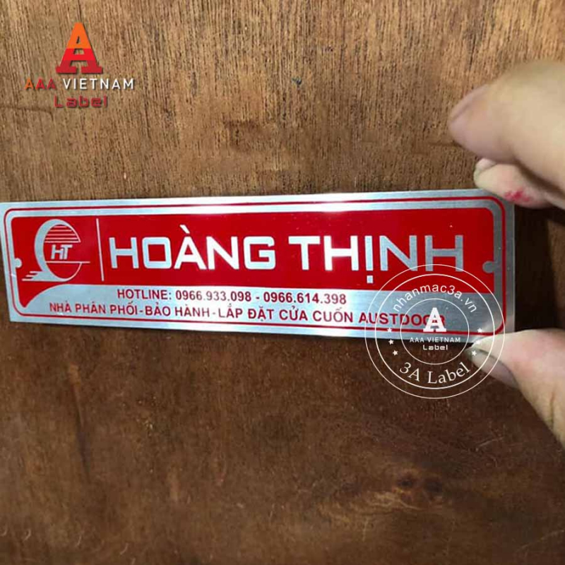 Tem nhôm in đẹp giá rẻ - Mẫu 24 - Ảnh 2