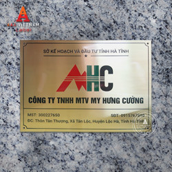biển công ty đồng
