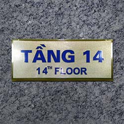 Biển số phòng khách sạn đẹp, biển chỉ dẫn - Mẫu 37