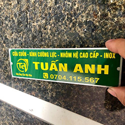 Tem nhôm in đẹp giá rẻ - Mẫu 31