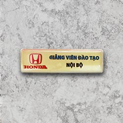 Thẻ tên nhân viên cài áo đẹp - Mẫu 15